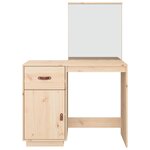 vidaXL Coiffeuse 95x50x134 cm Bois de pin massif