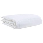 vidaXL Duvet d'été simple Blanc 135 x 200 cm Plume