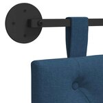 vidaXL Tête de lit suspendue Bleu Tissu