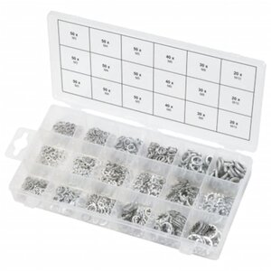 Ks tools assortiment de rondelles standard et dentées 720 pcs