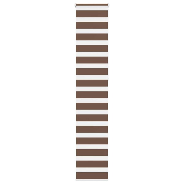 vidaXL Store zèbre marron 45x230 cm largeur du tissu 40 9 cm polyester