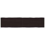 vidaXL Dessus de table bois massif traité bordure assortie