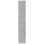 vidaXL Bibliothèque Gris béton 36x30x171 cm Bois d'ingénierie