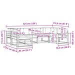 vidaXL Ensemble de canapés d'extérieur 6 pc Blanc et anthracite