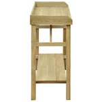 vidaXL Table de jardinière Bois de pin imprégné 75x40x90 cm