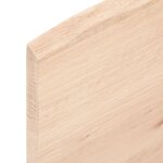 vidaXL Étagère murale 100x60x2 cm bois de chêne massif non traité
