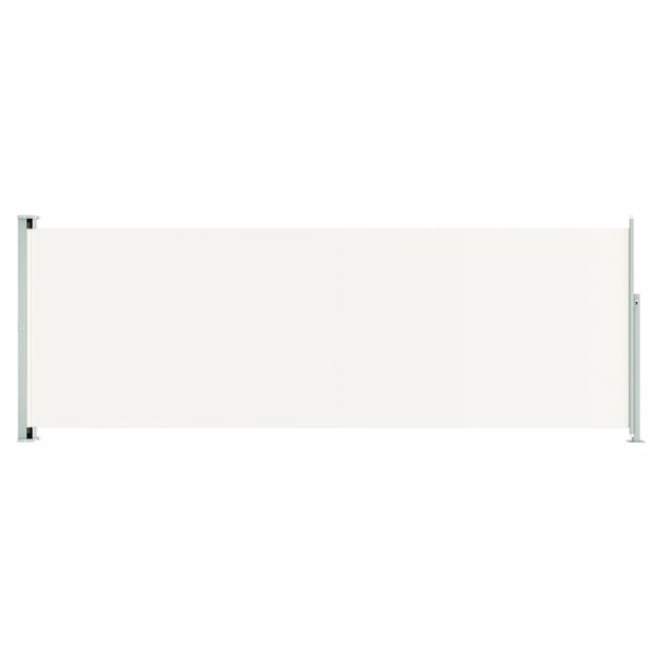vidaXL Auvent latéral rétractable de patio 220x600 cm Crème