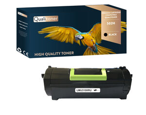 Qualitoner x1 toner 502h noir compatible pour lexmark