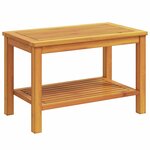 vidaXL Table basse Marron 70 x 40 x 45 cm Bois d'acacia massif