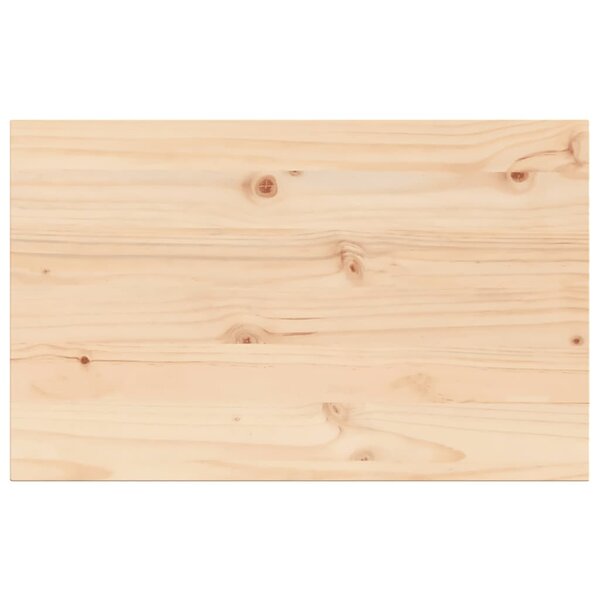 vidaXL Dessus de table 80x50x1 7 cm rectangulaire bois de pin massif