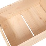 vidaXL Jardinière 178 5x44x75 cm Bois massif de pin