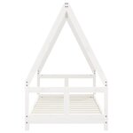 vidaXL Cadre de lit pour enfant blanc 80x160 cm bois de pin massif