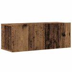 vidaXL Ensemble de meuble TV mural 4 Pièces vieux bois bois d'ingénierie
