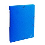 Boite De Classement Exabox Dos 25mm Carte Lustrée - A4 - Bleu - X 8 - Exacompta