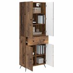 vidaXL 2 Pièces Bois ancien