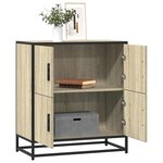 vidaXL Buffet chêne sonoma 68x35x76 cm bois d'ingénierie