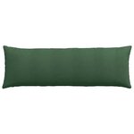 vidaXL Coussins de canapé 2 Pièces Vert foncé 120 x 40 cm
