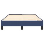 vidaXL Cadre de lit Bleu 120 x 200 cm Tissu
