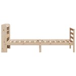 vidaXL Cadre de lit avec tête de lit sans matelas 100x200 cm