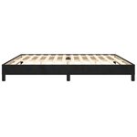 vidaXL Cadre de lit sans matelas noir 200x200 cm velours