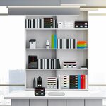 Exacompta Set de tiroirs de bureau Pop-Box avec 4 tiroirs Blanc