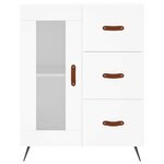 vidaXL Buffet blanc 69 5x34x90 cm bois d'ingénierie