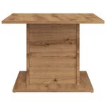 vidaXL Table basse chêne artisanal 55 5x55 5x40 cm bois d'ingénierie