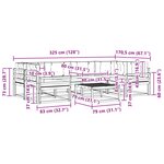 vidaXL Ensemble de canapés d'extérieur 5 pc Blanc et gris clair