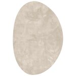 vidaXL Tapis de surface HUARTE Beige 120 x 170 cm Polyester