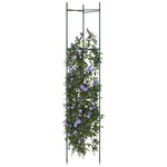 vidaXL Cage à tomates 2 Pièces 154 cm acier et PP