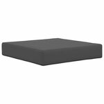 vidaXL Coussin de canapé d'extérieur 3 Pièces Anthracite Polyester