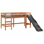 vidaXL Lit mezzanine d'enfants sans matelas 90x190 cm bois pin massif
