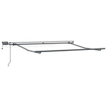 vidaXL Auvent avec Anthracite 3 5 x 2 5 m Métal