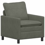 vidaXL Ensemble de Canapés 2 Pièces Gris clair Tissu