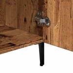 vidaXL Buffet vieux bois 90x34x80 cm bois d'ingénierie