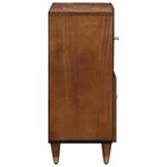 vidaXL Buffet Marron 80 x 33 5 x 75 cm Bois de manguier massif