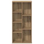 vidaXL Bibliothèque chêne artisanal 50x25x105 cm bois d'ingénierie