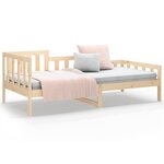 vidaXL Lit de jour sans matelas 90x190 cm bois de pin massif