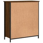 vidaXL Buffet chêne marron 70x30x80 cm bois d'ingénierie