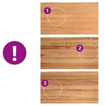 vidaXL Table à manger avec bord naturel 180x100x74cm bois massif chêne