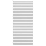 vidaXL Store zèbre gris clair largeur du tissu 110 9 cm polyester