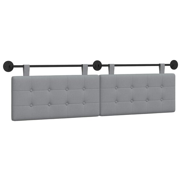 vidaXL Tête de lit suspendue Tissu