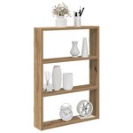 vidaXL Étagère murale chêne artisanal 43x9x60 cm bois d'ingénierie