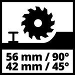 Einhell Scie plongeante TE-PS 165 1200 W