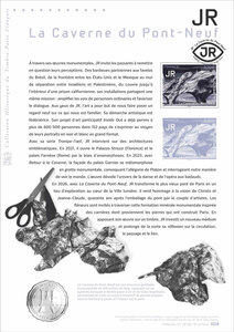 Document philatélique - JR - La caverne du Pont-Neuf