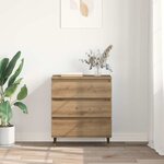 vidaXL Buffet Chêne artisanal 60 x 35 x 70 cm Bois d'ingénierie