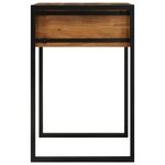 vidaXL Table de toilette 90x50x75 cm Bois massif d'acacia