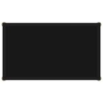 vidaXL Table console Noir 60x35x75 cm Verre trempé