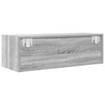 vidaXL Meuble TV sonoma gris 80x31x25 5 cm bois d'ingénierie
