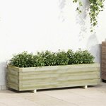 vidaXL Lit surélevé 120 x 40 x 30 cm Bois Rectangulaire